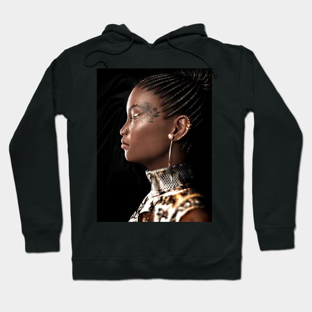 Queen Amanikhatashan Hoodie by WarriorQueens